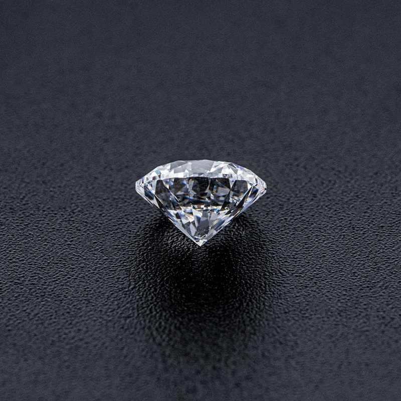 Certified Small Size Moissanite 5.0mm 0.5ct Round Brilliant Cut VVS Loose Gemstones for Jewelry Making With Report