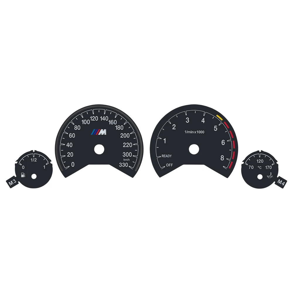 Gauge Face Overlay For Bmw F30 F31 F34 F32 F33 F36 3m Instrument