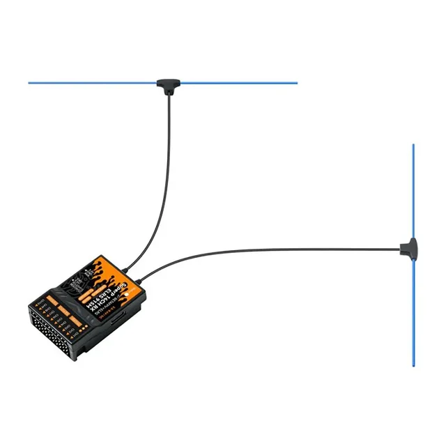 BETAFPV SuperP 2.4Ghz/915MHz 14CH ELRS PWM Diversity Receiver with Dual Antenna Dual Reception For RC Airplane Cars Boats Drones 1
