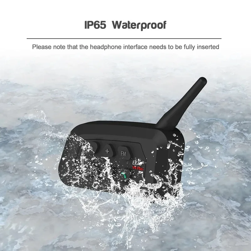 3PCS EJEAS V4 PLUS 4 ̴      1500M   Comunicator  IP65