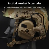 Tactical Headset Rail Mount Bracket 360° Rotation Headset Helmet Guide Adapter Fit OPS Core ARC and Team Wendy M-LOK Rail 2