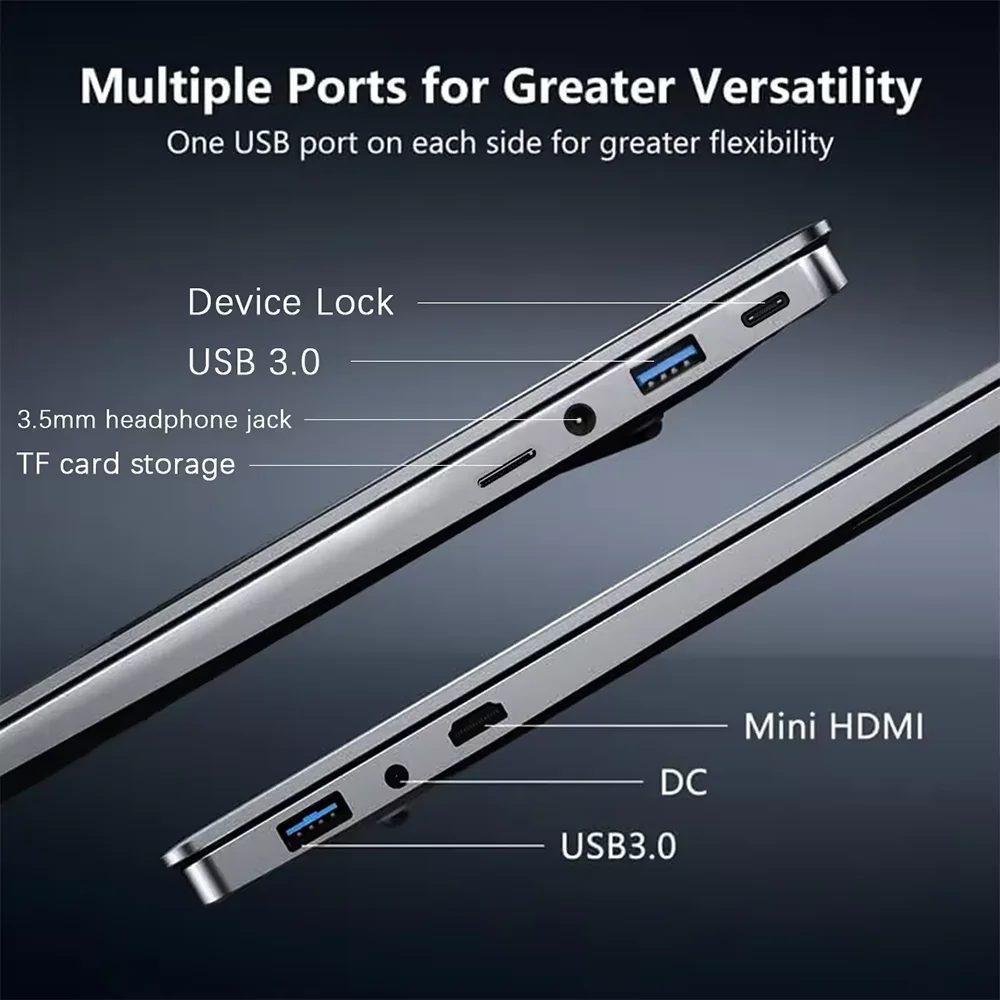 Fingerprint Unlock 15.6" Intel Core i9 10980HK Computer Windows 11 Pro 16GB DDR4 1TB SSD Notebook PC Portable Laptops Gaming - immagine 6