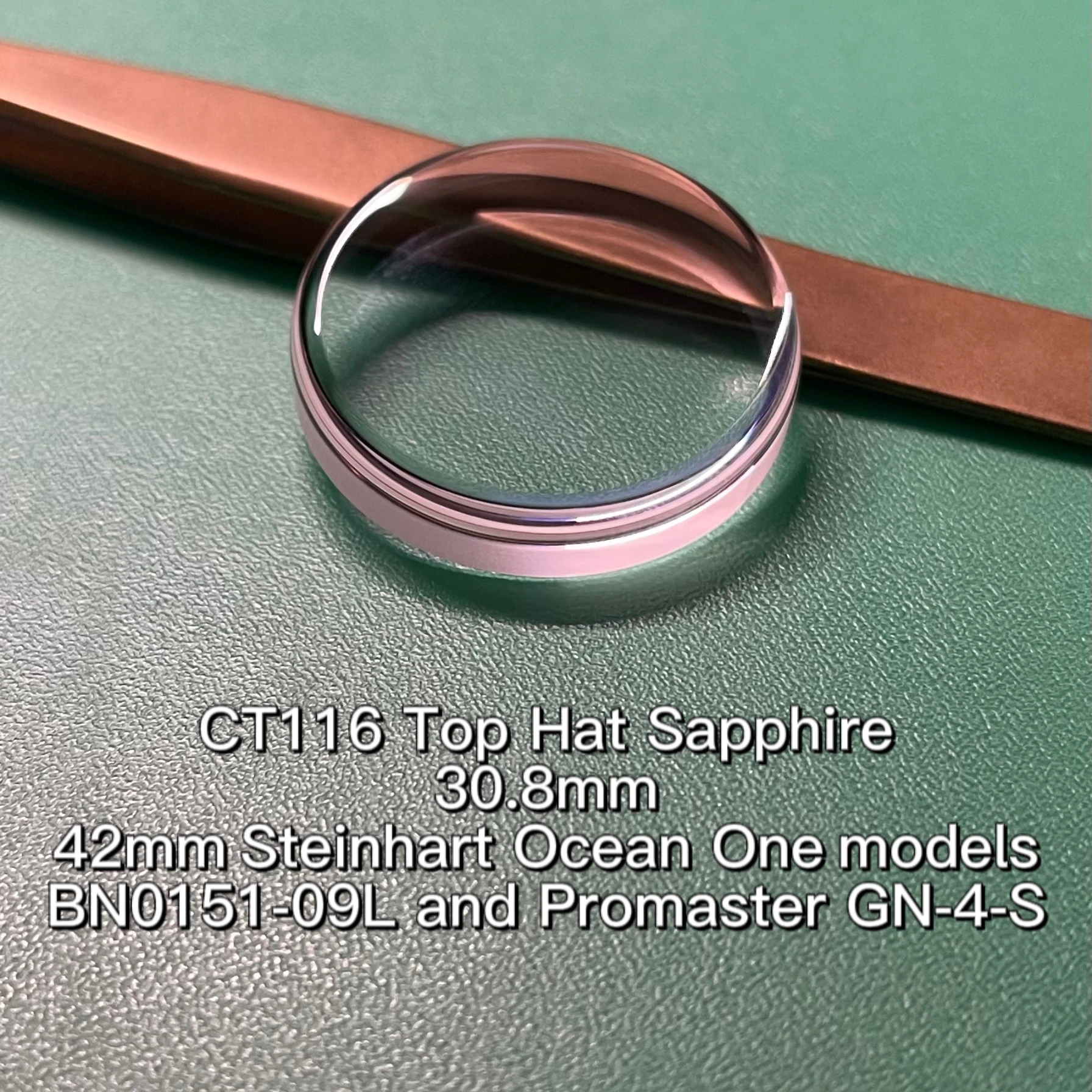 Ct116-Cappello A Cilindro In Vetro Zaffiro Per Steinhart Ocean One - Citizen Promaster