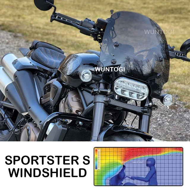 Sportster Windschutz scheibe Schnell verschluss kompakte