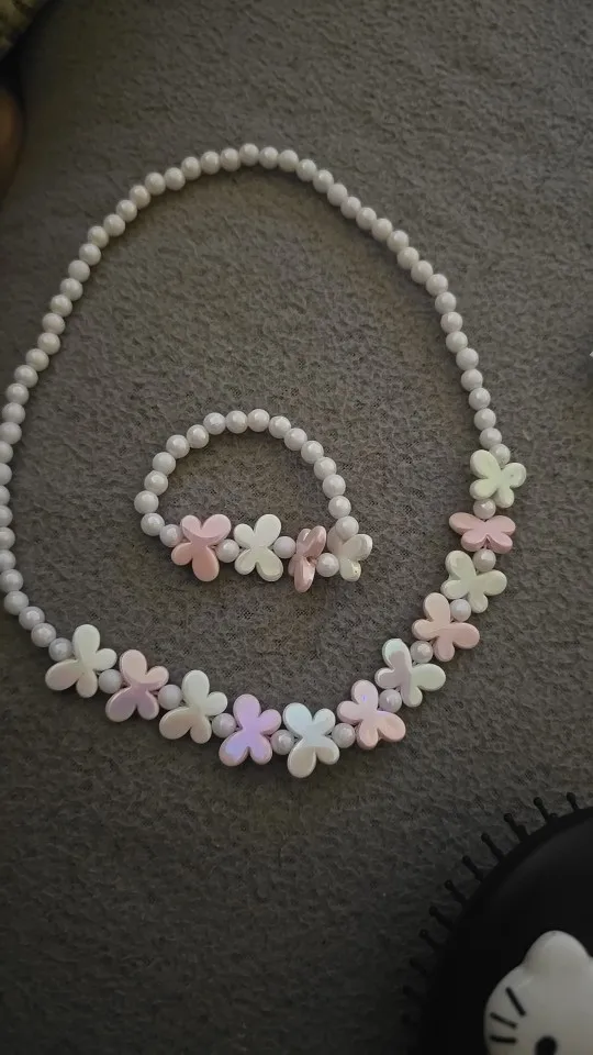 Butterfly Beaded Long Necklace photo review