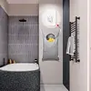 Hanging Laundry Hamper Bag with Adjustable Stainless Steel Door Hooks, 2-Pack Suction Cup Hooks, Ideal for Holding Dirty Clothes 2