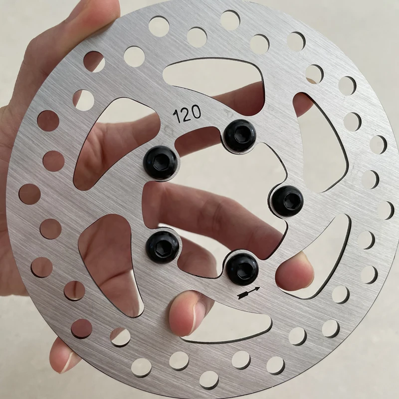 Myfuturshop Disco Freno Forato Per Xiaomi M365 Pro E Pro 2, 120 Mm, In Lega Alluminio, Ricambio Compatibile - 6