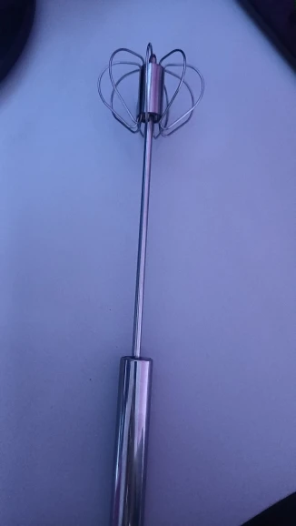 Stainless Steel Rotary Whisk Semi-Automatic Mixer Manual Whisk Household Cream Eggs Baking Gadgets photo review