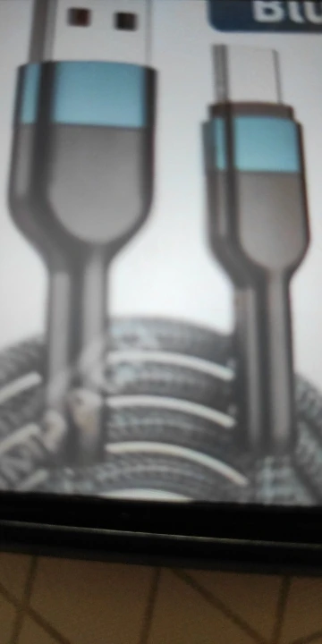 NNBILI 120W Fast Charging USB to C Cable, Nylon Braided, 90 ° Bend Design, Suitable for of Huawei，no xiaomi、iPhone、Samsung ﻿ photo review