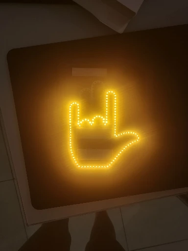 The GloGesture - Led Hand Sign