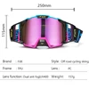 FXR Motorcycle Goggles Anti-Fog Snowboard Ski Glasses Men Women Motocross Glasses Cycling Racing Skiing Goggles 6