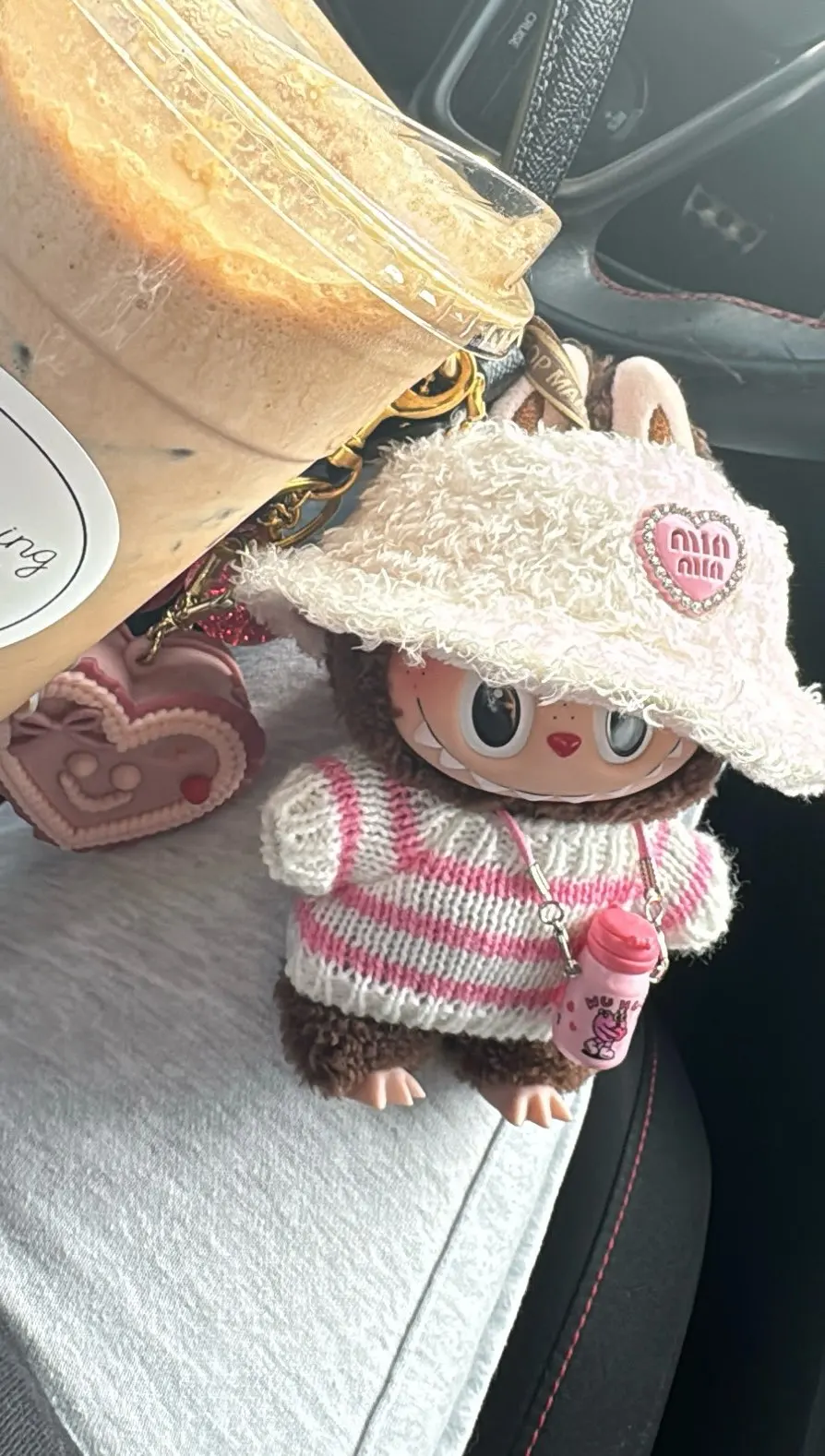 Labubu Doll Clothes: 15/17CM Idol Kpop Style Mini Plush Overalls Set photo review