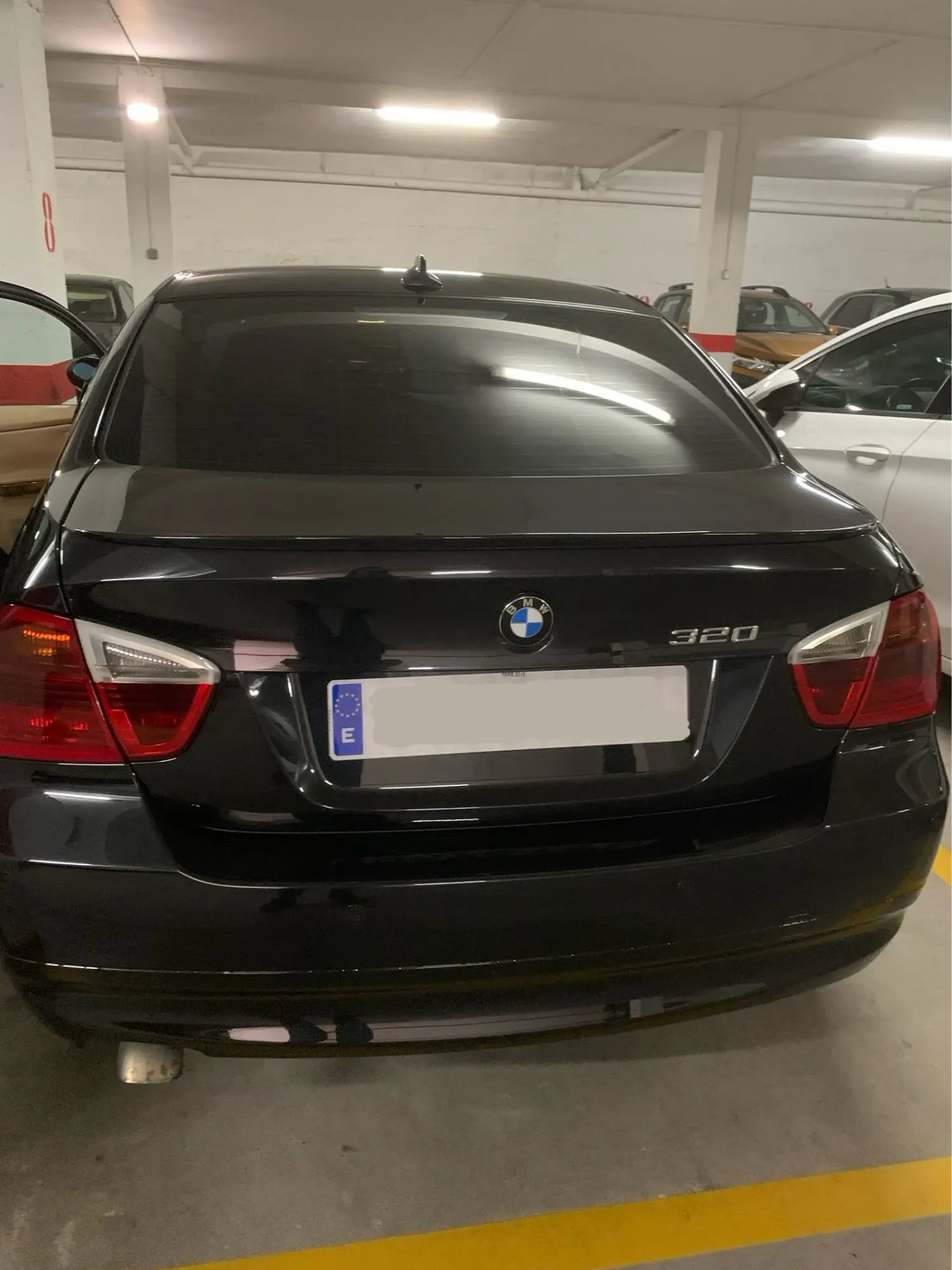 CARBON FIBER For BMW E90 V STYLE REAR TRUNK SPOILER WING M Sport M3 4DR SEDAN EB