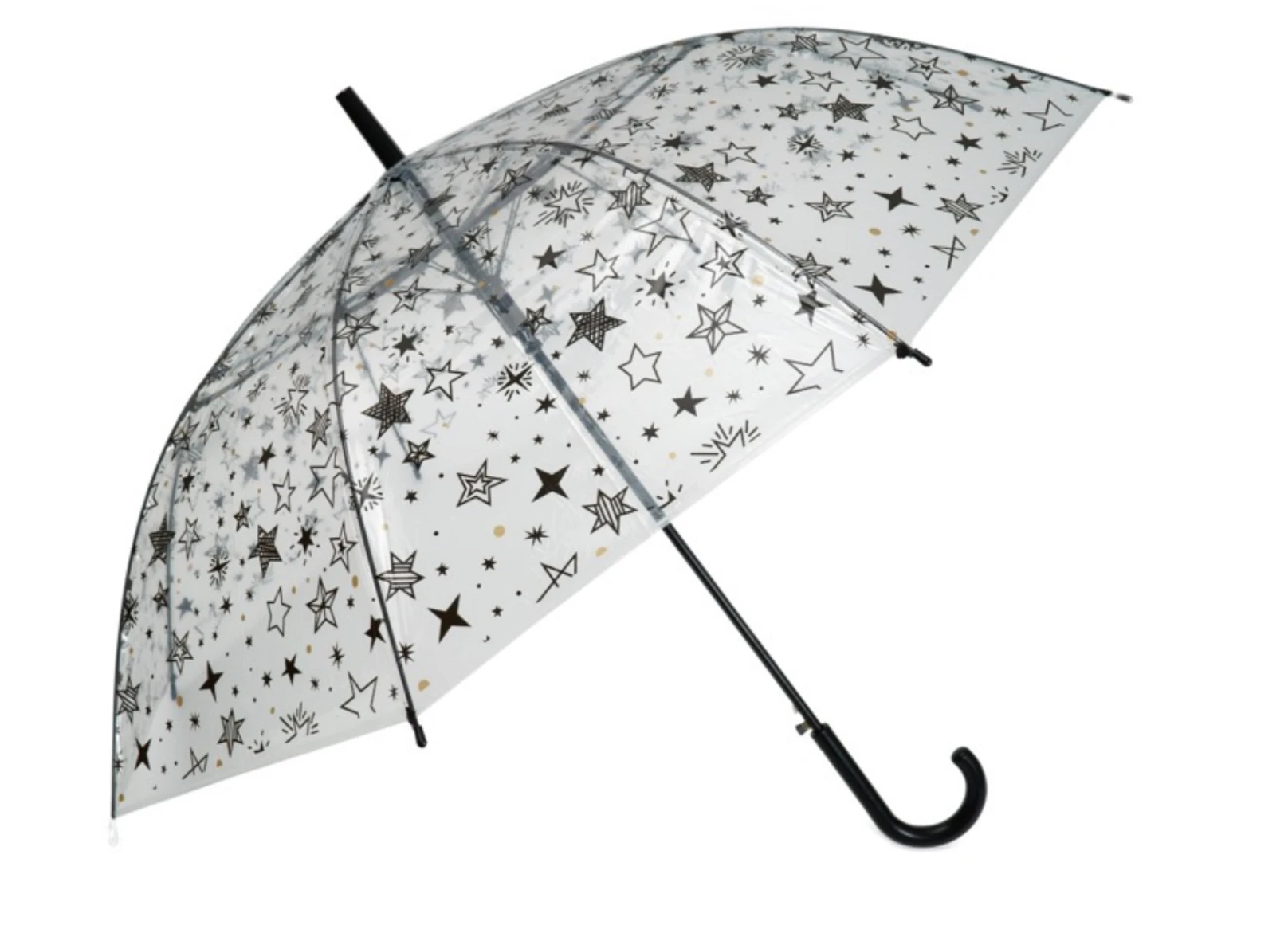 Paraguas Transparente Bastón Plegable, 60cm Cerrado Automático, 8 Varillas Resistente Al Viento, ESTRELLA,ANTIVIENTO| | - AliExpress