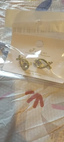 Korean Style Fashion Cross Stud Earrings photo review