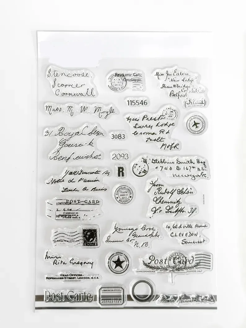 Scrapbook Stamps for DIY Photo Album Decor