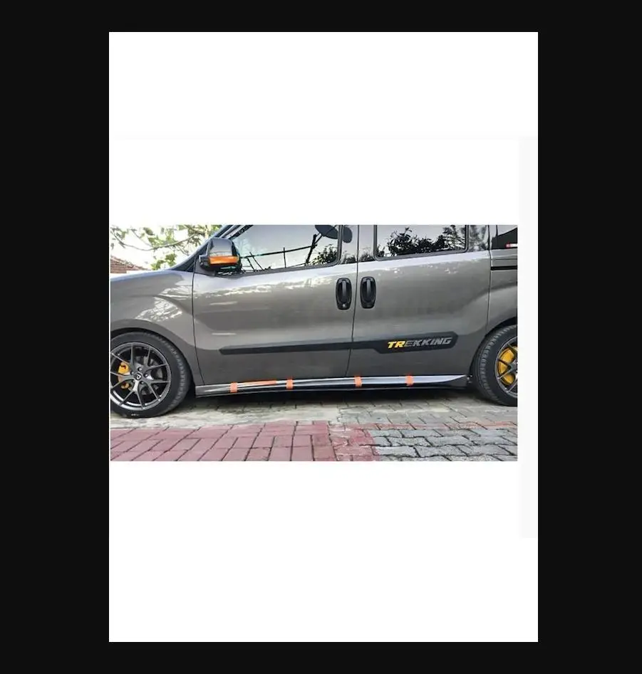 

Боковые юбки для Fiat Doblo Dodge Pro Master, 2010-2021 отделка порога, аксессуар для стайлинга автомобиля, универсальный спойлер, брызговики, комплект кузова