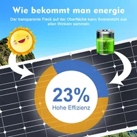 Panneau solaire flexible de 200 W, panneau solaire 12 V, cellule photovoltaïque monocristalline pour camping-car, caravane et camping. 4