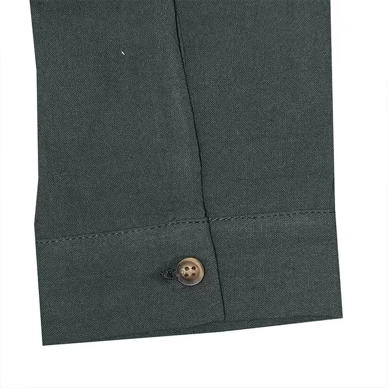 Рисунок 5 - Мужская однотонная льняная рубашка