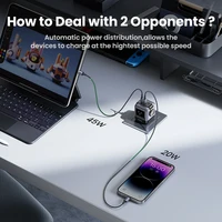 【US Plug】UGREEN 65W 30W GaN Charger Robot Design PD3.0 Fast Charger QC4.0 3.0 PPS for iPhone 17 16 15 Pro Macbook Laptop Table - Image 3