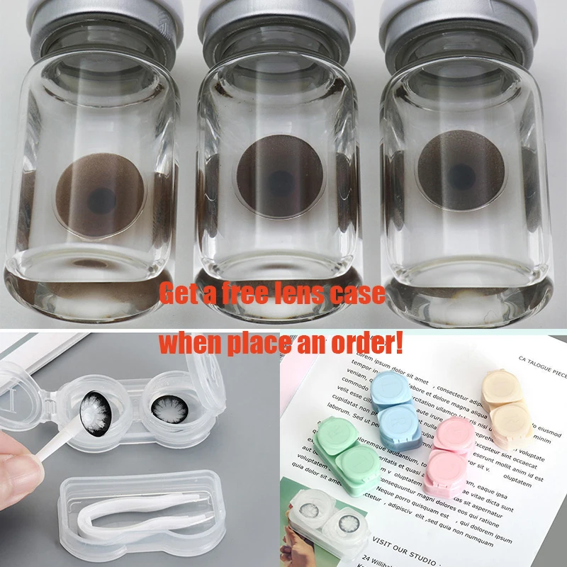 10 uds/5 pares de lentes de contacto protésicas para personas con