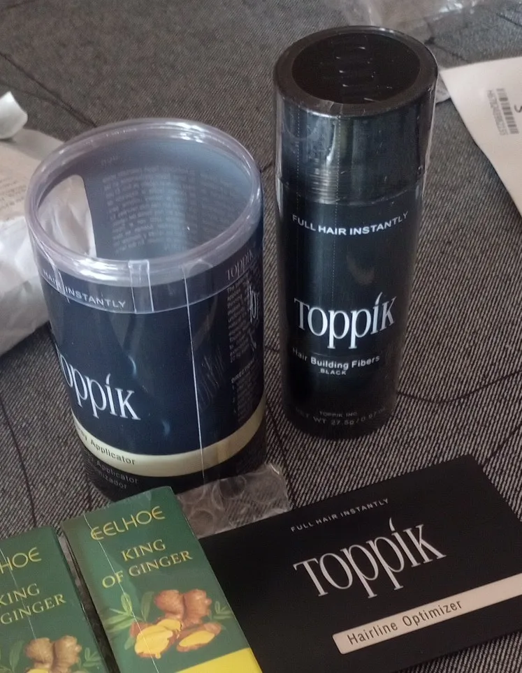 Keratin HairBoost - 3er-Pack Haaraufbau-Fasern für volles, dichtes Haar photo review