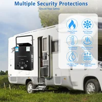 6L GPL gaz Propane chauffe-eau sans réservoir Camping en plein air chauffage instantané bain avec pomme de douche chauffe-eau voiture camion tente 2