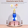 32 Pieces Professional Vacuum Cupping Set Massager Cans Vacuum Cupping Body Pumps With Tube Anti-Cellulite Suction Cups For Body 3