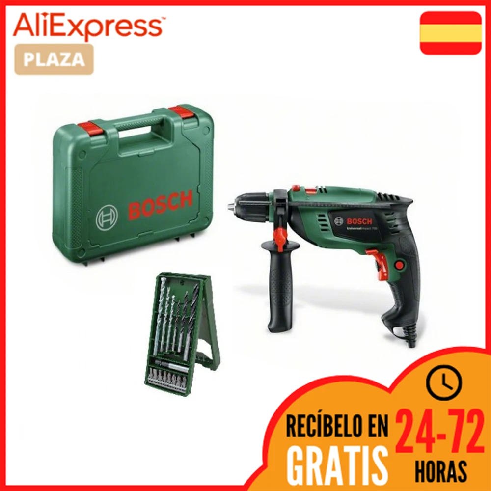 Bosch, Universalimpact 700 W Hammer Drill + 15 Accessory Set