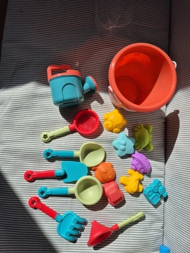 Children 10/14/16PCS Beach Toys Summer Outdoor Sand Play Bucket Bottle Shovel Kids Water Game Winter Snow Tool Gift color random photo review