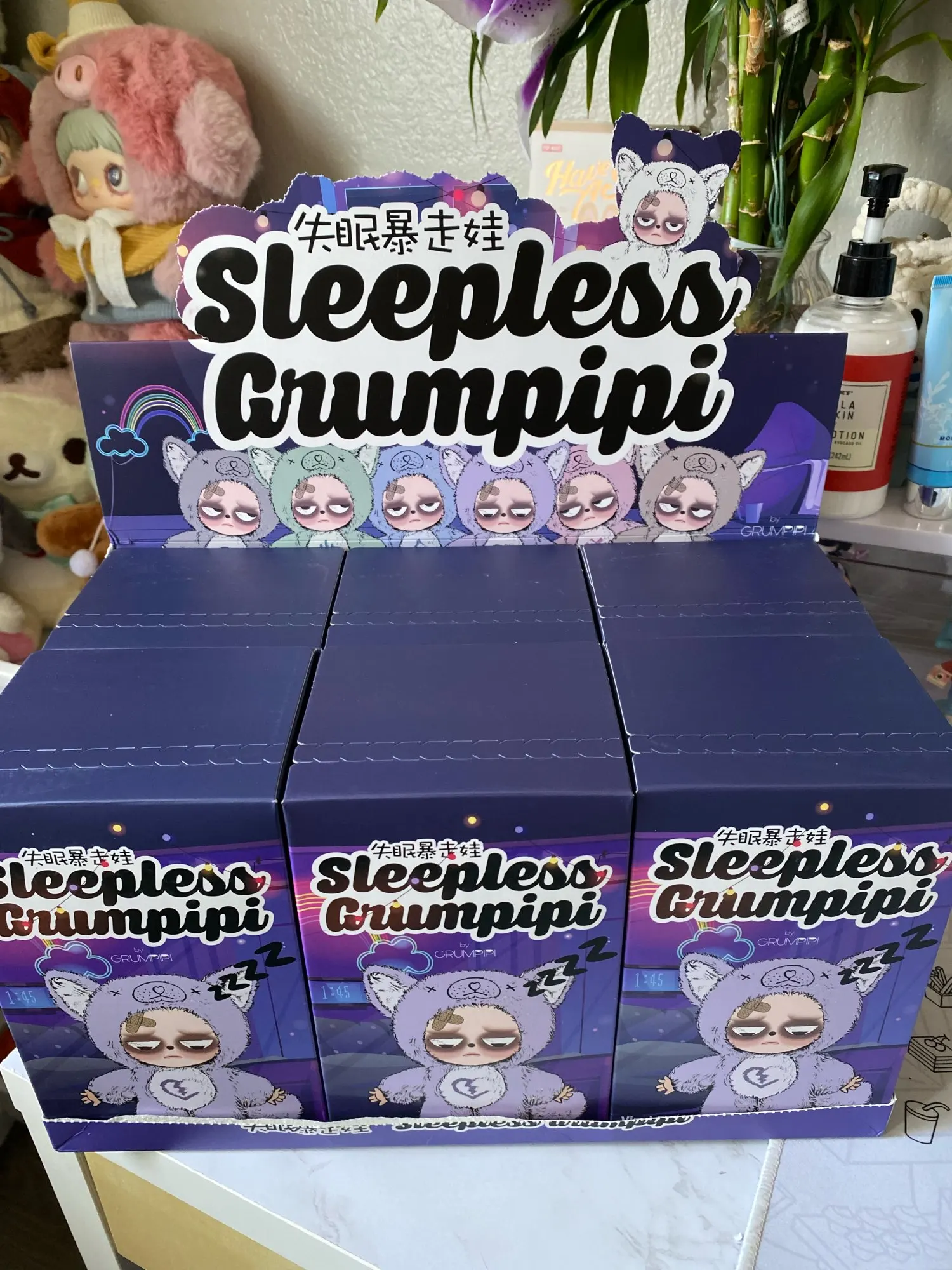 Original New Sleep Grumpipi Series Blind Box Vinyl Face Doll