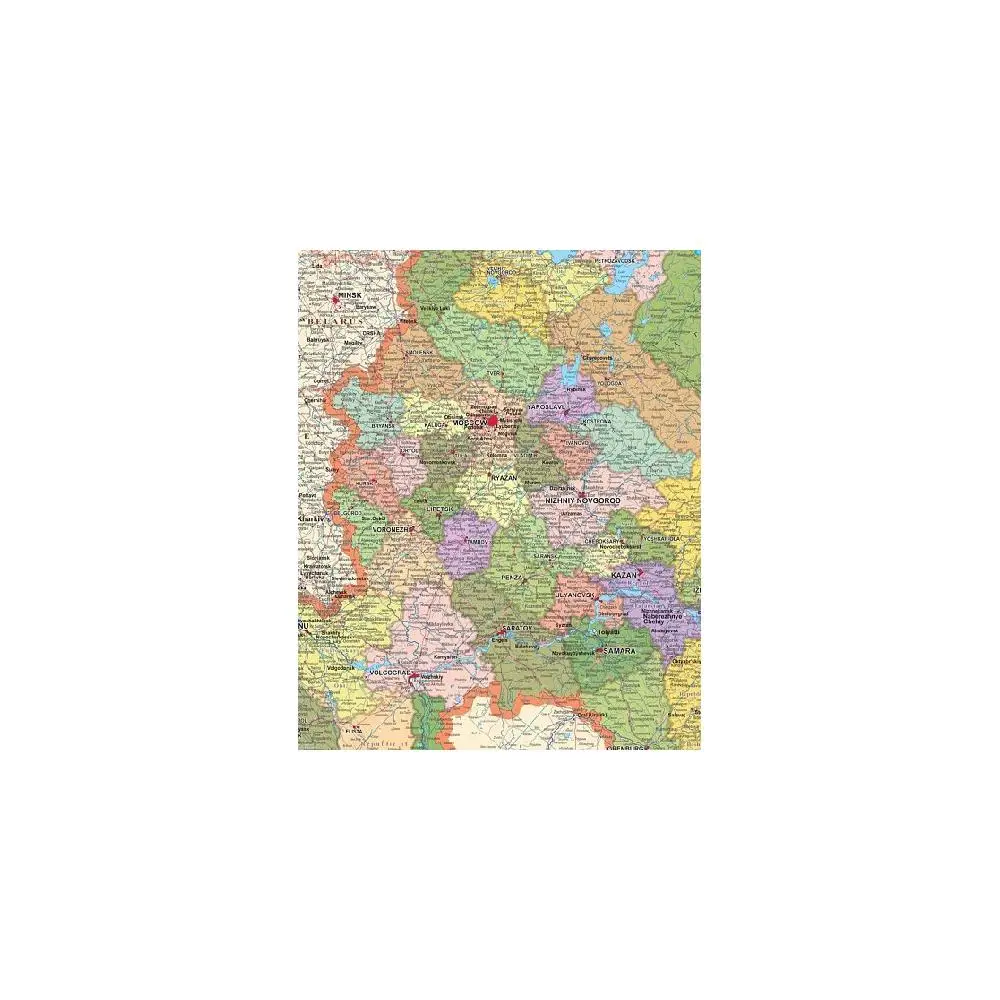 Рисунок 2 - Административная карта Российской