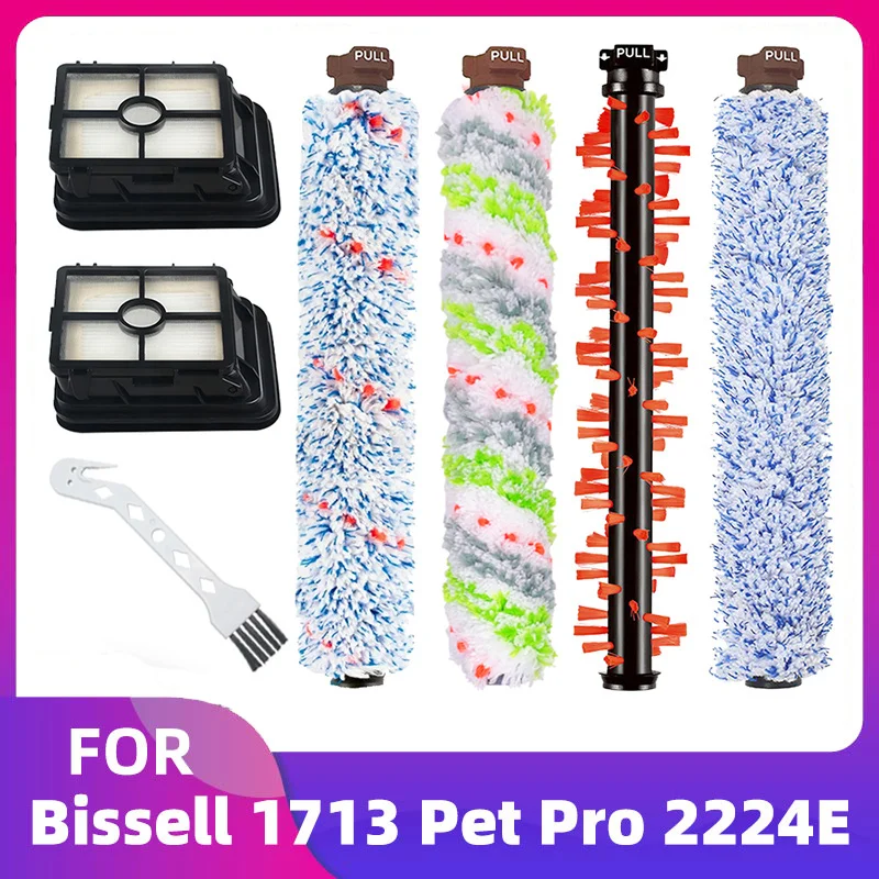 Pet Pro Cordless Vacuum Replacement Motor Filter and Main Brush Roll Bar