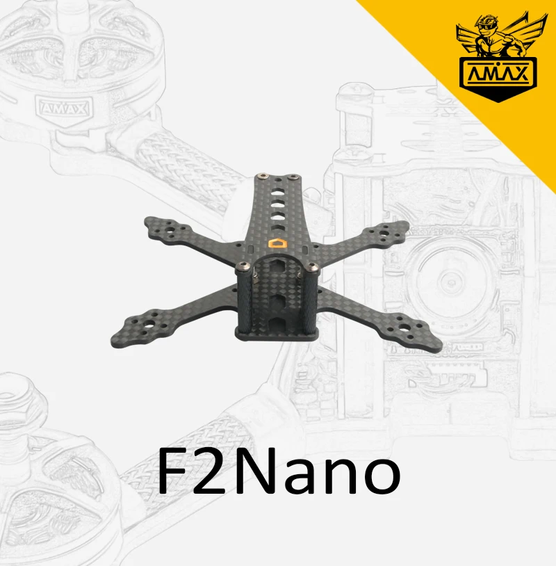 F2Nano 2inch Uni-body 2mm Light Weight FPV Freestyle Drone Carbon