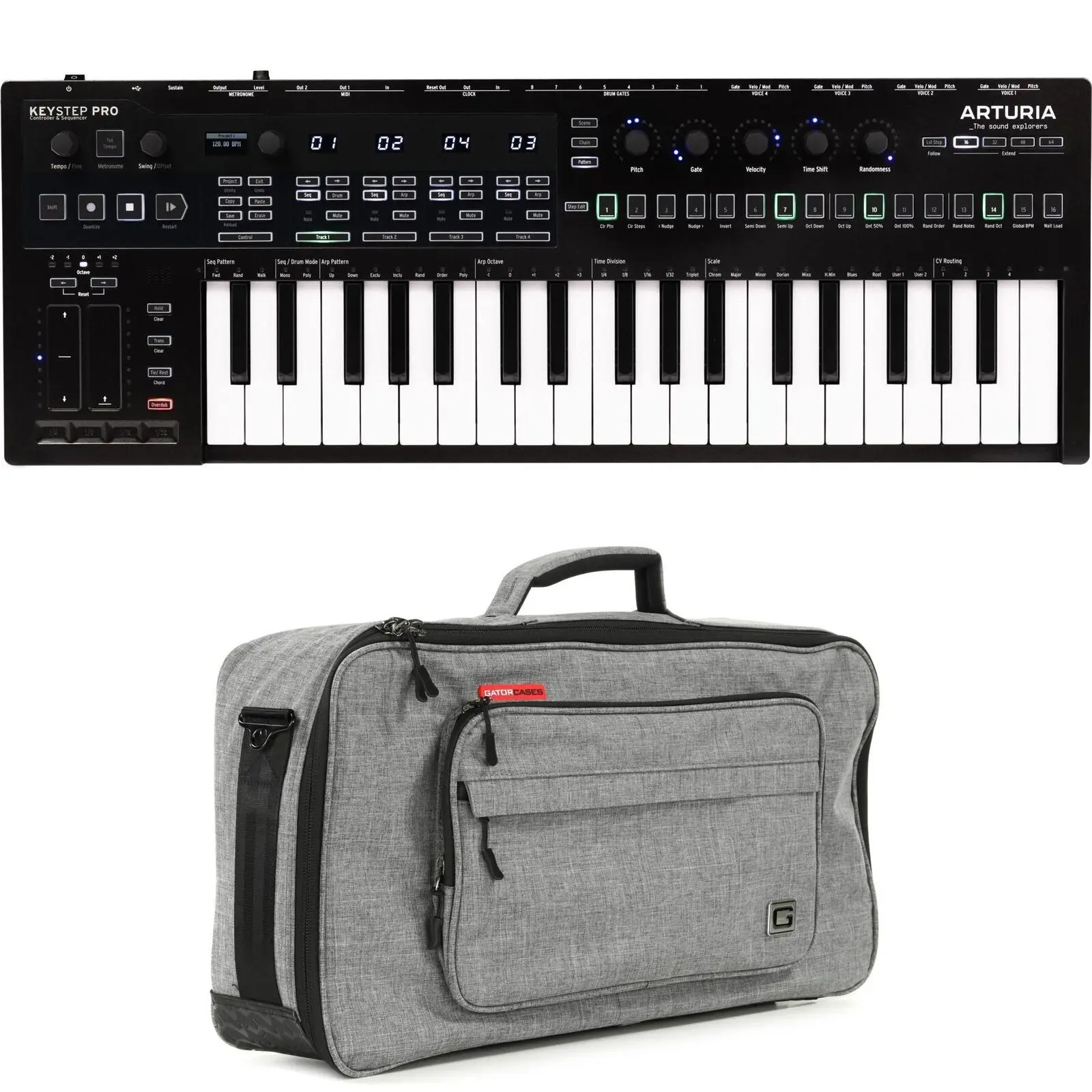 

Best selling Arturia Keystep Pro 37-key MIDI keybaord