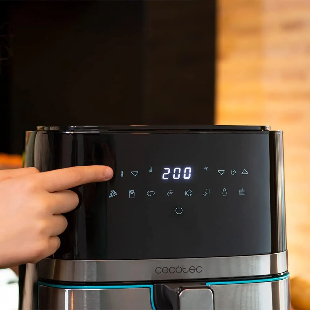 Oil Free 5.5L Cecotec cecofy Full InoxBlack 5500 Pro Air Fryer with  accessories. 1700 W, dietary and Digital, touch Panel, finished in steel  Inox, technology PerfectCook, thermostat, 8 Modes - AliExpress