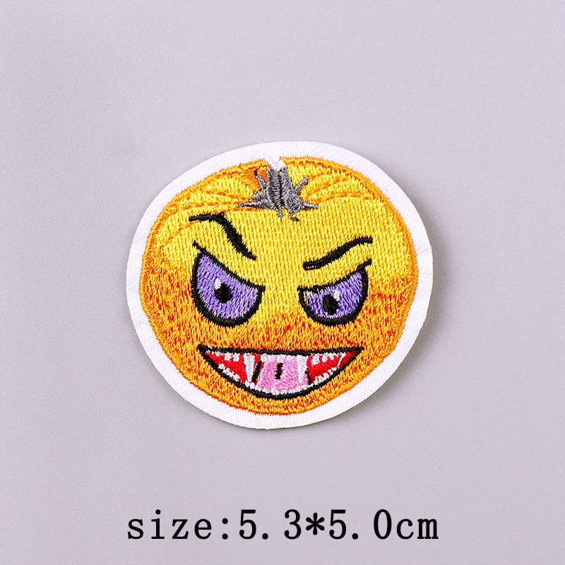 10Pcs/Lot Halloween Patch Iron On Patches On Clothes All Saints Day  Embroidered Patches For Clothing Hook Loop Patch For Clothes - AliExpress