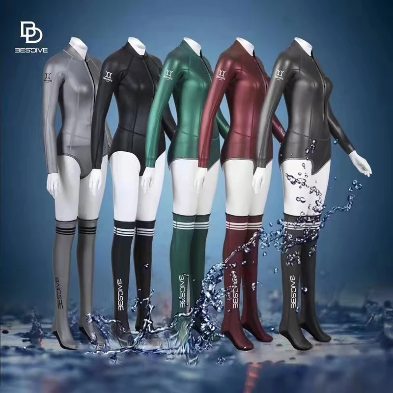 Bestdiveダイビングロング靴下2ミリメートルネオプレン