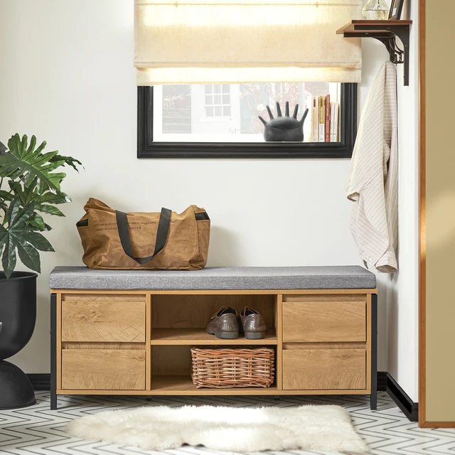 Shoe cabinet with bench and storage Shoe cabinet with bench and storage