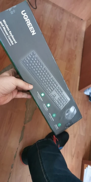 UGREEN 2.4G Wireless Keyboard and Mouse Combo with Multilingual Keycaps for Various Devices photo review