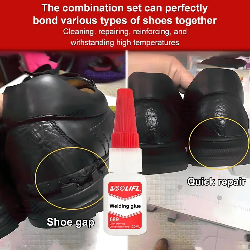 LOOLIFL 689 20 مل غراء زيتي عالي القوة - غراء أحذي...