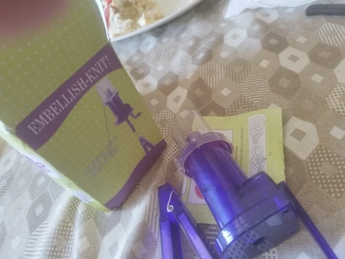 Máquina de tejer creativa, pulsera artesanal tejida a mano portátil, herramienta para tejer, embellecer el telar tejido a mano, carrete, tejedor photo review