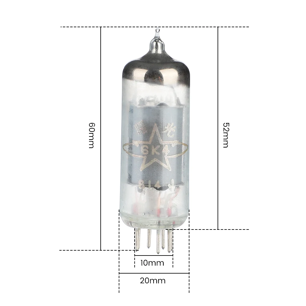 AIYIMA 2Pcs 6K4 진공관 밸브 페어링 튜브 앰프 용 전자 튜브 업그레이드