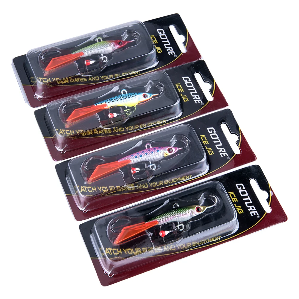 Goture Winter Ice Fishing Lure Balancer 3D Eyes Jig Bait Hard Lure Jigging  Balanced Fishing Bait Fast delivery of multiple sizes