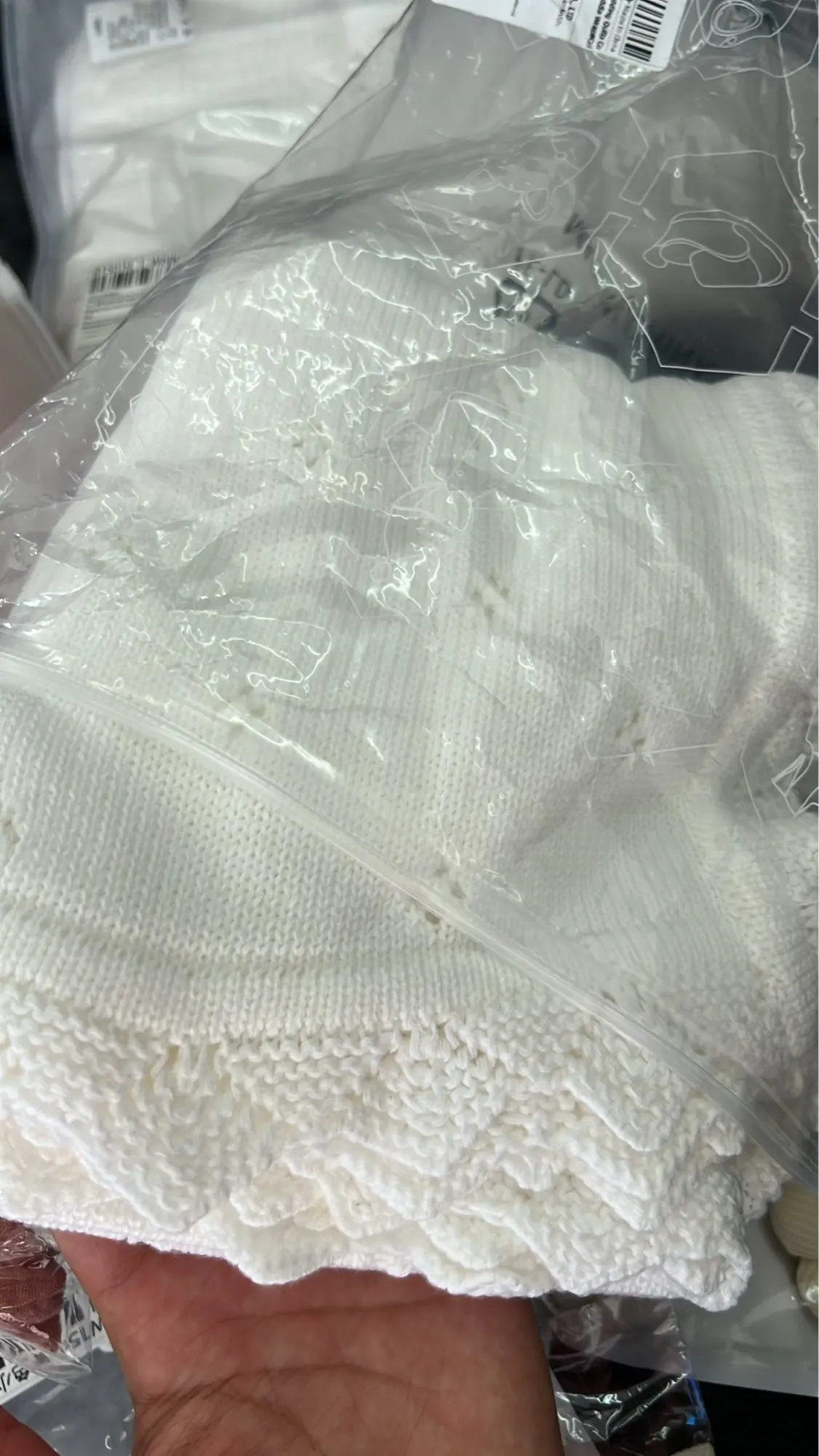 Baby Knitted Blankets Cotton 90*70cm Newborn Boy Girl Swaddle Wrap Best Comfort All Seasons Infant Unisex Stroller Bedding Cover photo review