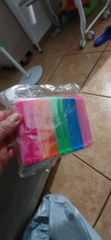 Clips de sellado coloridos a prueba de humedad, abrazadera selladora de bolsas de aperitivos para mantenimiento fresco, para bolsas de plástico, accesorio de cocina reutilizable, 5-30 Uds. photo review