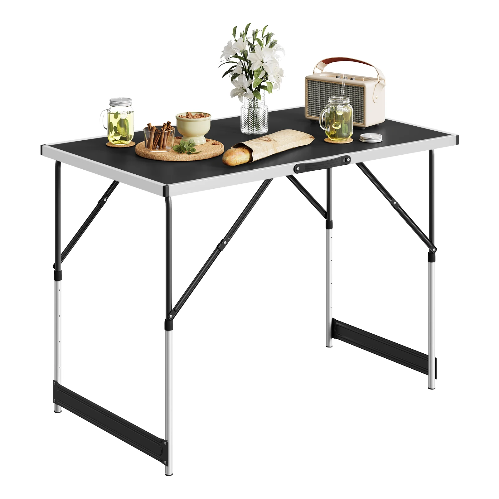 WOLTU Klappbarer Campingtisch Aluminium/Stahl 5