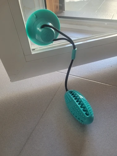 Suction Pup Chew: Interactive Chew Toy for Medium to Large Dogs - Fun & Dental Health in One photo review