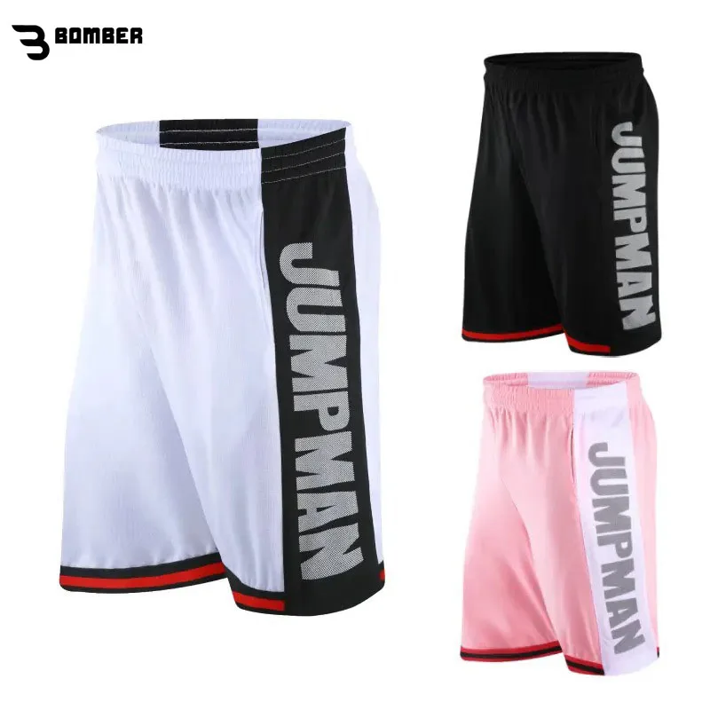 

Running Pants Casual Basketball Shorts Plus Size Baggy with Pocket Black Red White Crossfit Gym Breathable Fitness Bottoms