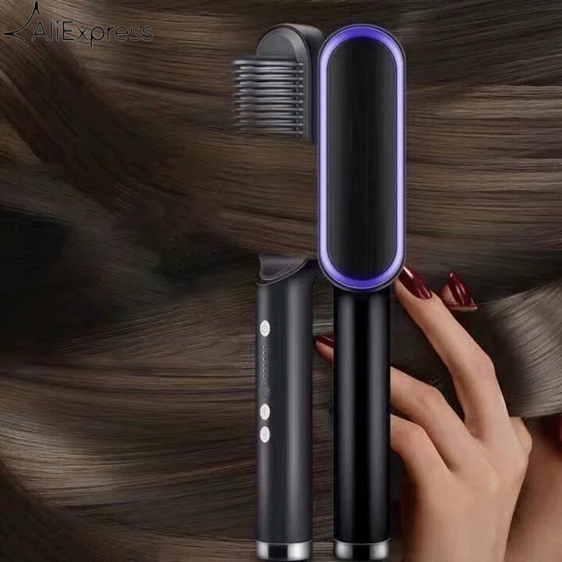 Thermostatic hair straightener Comb 5 temperature settings